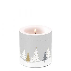 Candle SMALL - Midnight Trees GREY