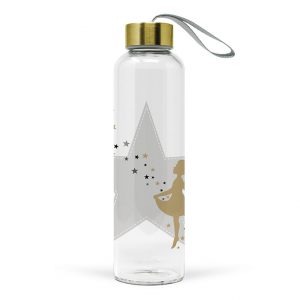 Glass Bottle - Make a Wish GREY (550 mL)