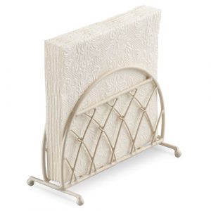 Napkin Holder STANDING - Lattice (CREAM)
