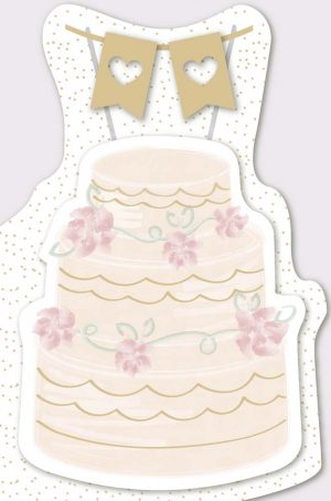 Greeting Card (Wedding) - 3D Wedding Cake