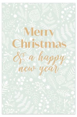 Greeting Card (Christmas) - Lovely Christmas Pattern