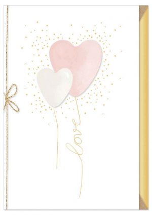 Greeting Card (Love) - Love Balloons