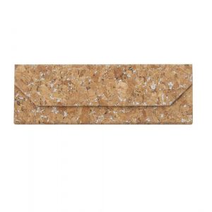 Glasses Case - Silver Cork (SLIM/FOLDABLE)