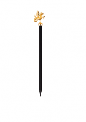 Writing Instrument - Luxury Lead Pencil with DRAGON Accent (GOLD)