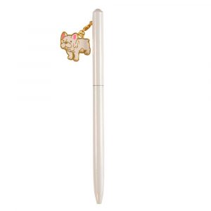Writing Instrument - Luxury Pen with PUPPY Accent (WHITE)