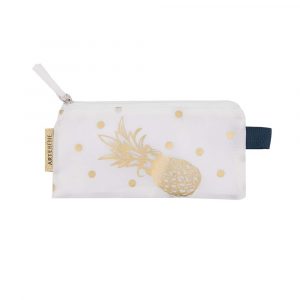 Pencil Bag - Pineapple WHITE