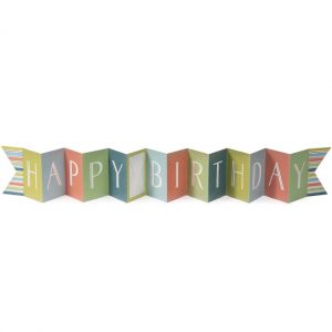 BANNER Greeting Card (Birthday) - Colourful Birthday
