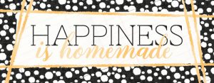 LONG Greeting Card (All Occasions) - Happiness is Homemade