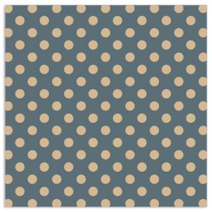 Lunch Napkin - GOLD Dots on BLACK