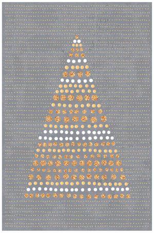 Greeting Card (Christmas) - Glitter Xmas Tree