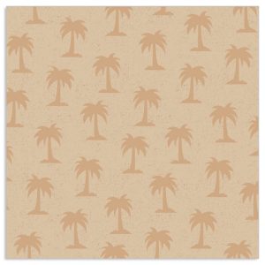 Lunch Napkin - Gold Palm Trees (ORGANICS)
