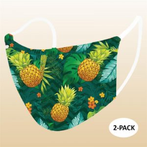 Face Mask - Pineapple (Kids) - 2 PACK