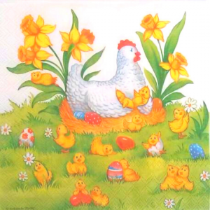 Lunch Napkin - Mother Hen