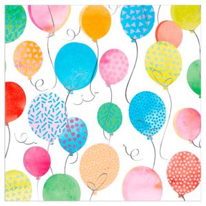Lunch Napkin - Colourful Balloons