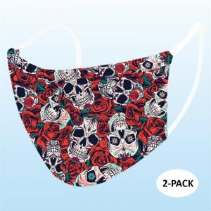 Face Mask - Day of Dead (Adult) - 2 PACK