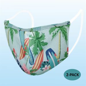 Face Mask - Surfboards (Adult) - 2 PACK