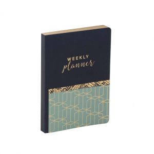 Weekly Planner (A6) - Modern BLACK & GREEN