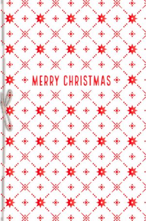 Greeting Card (Christmas) - Christmas Red Pattern