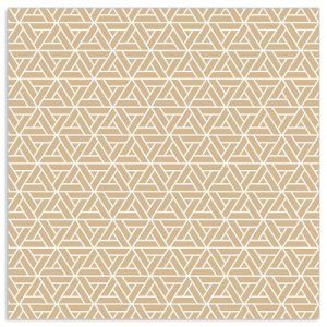 Lunch Napkin - Geo Pattern GOLD