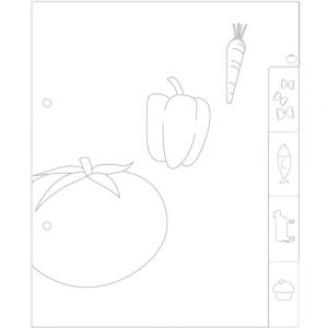 Recipe Folder - Transparent Tabs Refill