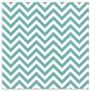 Lunch Napkin - AQUA Chevron