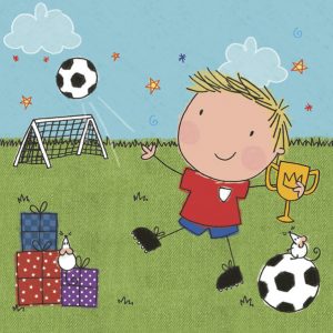 Lunch Napkin - Little Football Player