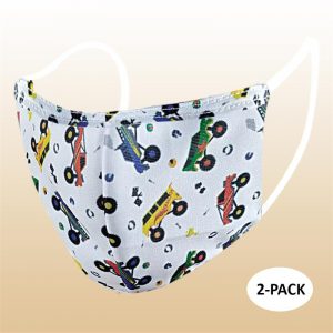 Face Mask - Trucks (Kids) - 2 PACK
