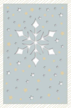 Greeting Card (Christmas) - Snowflake  (Laser Cut)