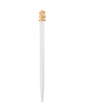 Writing Instrument - Luxury Pen with PINEAPPLE Accent (WHITE)