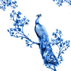 Cocktail Napkin - Royal Peacock