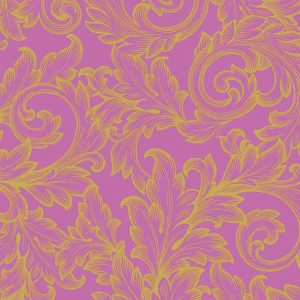Lunch Napkin - Baroque Gold/Rose