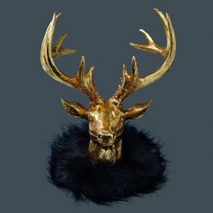 Lunch Napkin - GOLDEN Stag