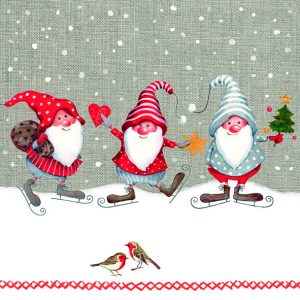 Lunch Napkin - Skating Dwarfs