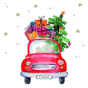 Lunch Napkin - Gifts Truck