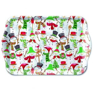 TRAY - Snowman Party (13 x 21cm)