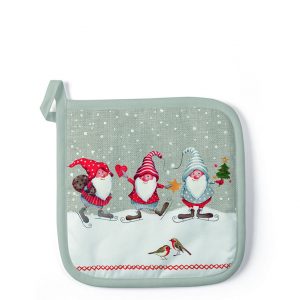 Pot Holder - Skating Dwarfs
