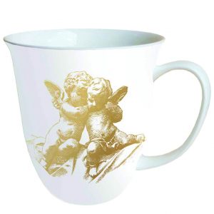 MUG (Fine Bone China) - Classic Angels GOLD (400 mL)