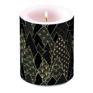 Candle LARGE - Luxury Trees BLACK