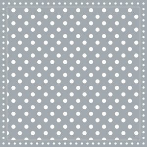 Lunch Napkin - Stripes Dots GREY