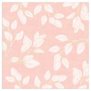 Lunch Napkin - Lovely Leaves ROSE