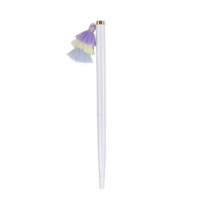 Writing Instrument - Luxury Pen with POM-POM Accent (WHITE)