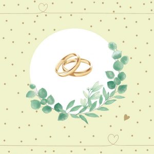 Lunch Napkin - Wedding Branch Green