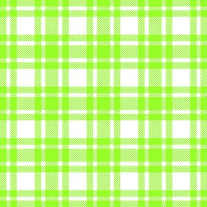 Lunch Napkin - Checkered Pattern Green