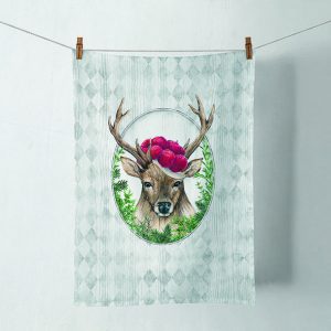 Kitchen Towel - Deer In Frame