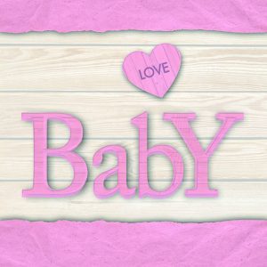 Lunch Napkin - Baby Love Girl