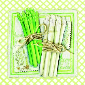 Lunch Napkin - Asparagus