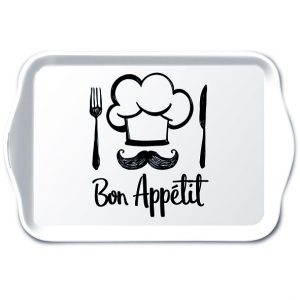 TRAY - Chef White (13 x 21cm)