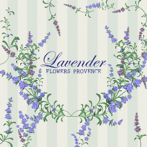 Lunch Napkin - Lavender Flowers