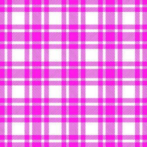 Lunch Napkin - Checkered Pattern Pink