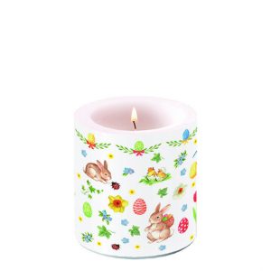 Candle SMALL - Easter Collage
